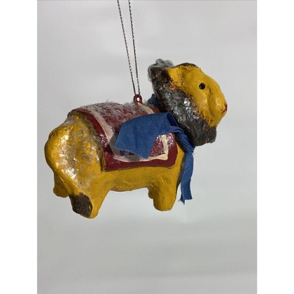 Penny McAllister Circus Lion Christmas Ornament Folk Art W/Box - Picture 4 of 10